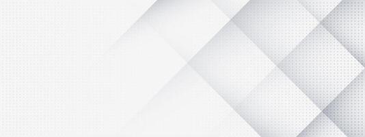 Abstract white background banner design vector