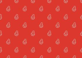Ladybug icon . Ladybug pattern wallpaper. vector