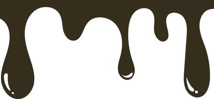 Abstract liquid chocolate background vector