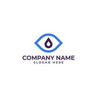 professional logo design in H2O logo with technology inspired style in modern and geometric shape with the water drop and the fading gradient to signify monitor and hydration vector