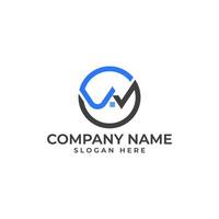 Professional and best logo for the UAV letter mark in modern and abstract style of a house and drone aerial photography in blue and black color palette vector