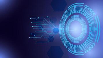 Abstract Technology Background Template Design vector