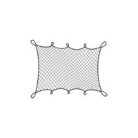 Fish net, isolated fishnet isolated 3d mesh vector