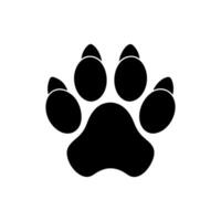 Paw foot trail print of cat. Dog, Paw icon set. paw print icon. dog or cat paw vector