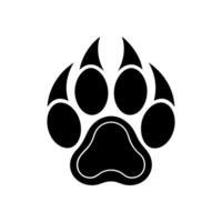 Paw foot trail print of cat. Dog, Paw icon set. paw print icon. dog or cat paw vector