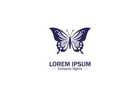 Minimal and abstract butterfly logo icon butterfly vector