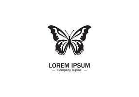 Butterfly logo, butterfly insect icon, butterfly modern design trend vector