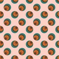 A pattern of circles in various colors and sizes vector
