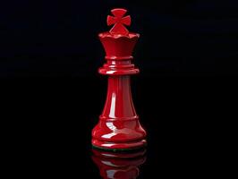 Chess pieces on a playing board as a concept for a strategic solution to a problem photo