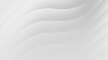 Abstract white and grey gradient background with seamless looping animation. video