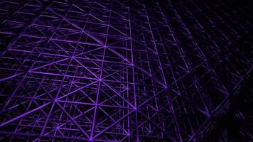 Circle Movement on Purple Blurred Grate Background VJ Loop in 4K video