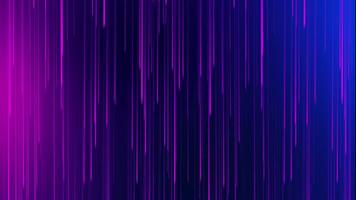 Descending and expanding stream of moving blue lines on black background. Abstract animation. video
