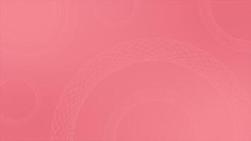 Red color rotating circular pattern complex geometrical abstract loop able background video