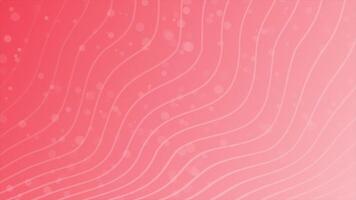 Red color abstract design wavy pattern liquid shapes geometrical loop able background video