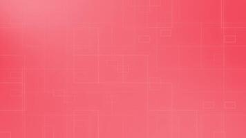 red color hi-tech technology square box pattern minimal geometrical futuristic loop able background video