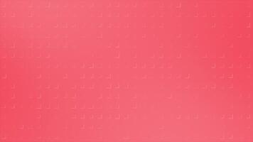 Red color simple pattern appearing and disappearing geometrical minimal looped background video
