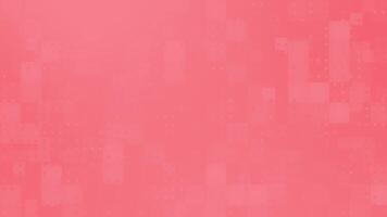 Red color hi-tech futuristic square particles abstract pattern technology loop able background video
