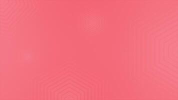 Red color simple repeating hexagon pattern minimal geometrical looped background video
