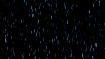 Simple and elegant floating futuristic hi-tech lines upwards on black background video