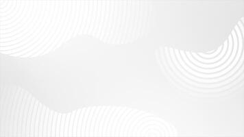 White color repeating lines design abstract wavy pattern complex geometrical loop able background video