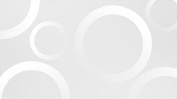 Simple and elegant multiple faded circles minimal geometrical loop able background video
