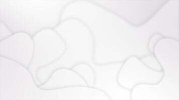 white particles flowing Fluid waves background. Abstract Liquid Pattern loop able background video