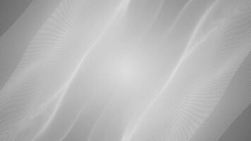 White color hi-tech particles slowly moving in cyberspace forming futuristic wave pattern abstract technology loop able background video