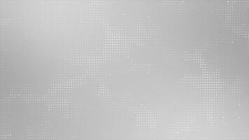 White color circular dots design simple and elegant half tone pattern loop able background video