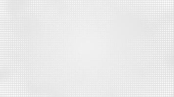 White color circular dots design simple and elegant half tone pattern loop able background video