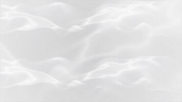 White color abstract design wavy pattern liquid shapes geometrical loop able background video