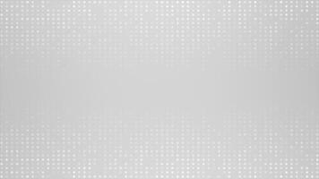 White color hi-tech circular dots futuristic geometrical gradient background video