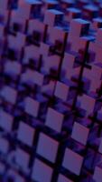 Simplified blockchain depicted through stylized geometric shapes, offering a modern and abstract representation of decentralized technology. video