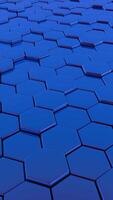 Simplified blockchain depicted through stylized geometric shapes, offering a modern and abstract representation of decentralized technology. video