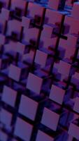 Simplified blockchain depicted through stylized geometric shapes, offering a modern and abstract representation of decentralized technology. video