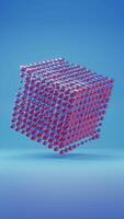 Simplified blockchain depicted through stylized geometric shapes, offering a modern and abstract representation of decentralized technology video