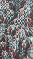 Simplified blockchain depicted through stylized geometric shapes, offering a modern and abstract representation of decentralized technology. video