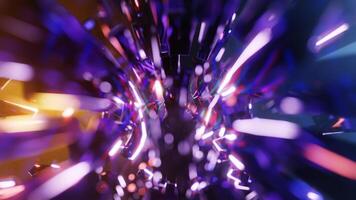 Spectral Velocity A Hyperspace Tunnel of Refracted Light and Color video