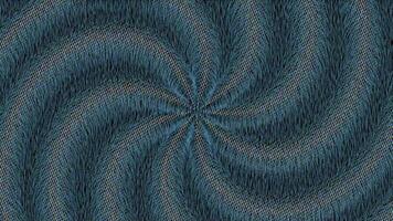 Abstract background in the form of a fabric spiral video