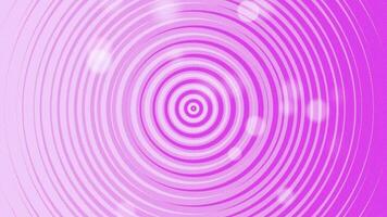 astratto sfondo nel il modulo di concentrico cerchi con un' mezzitoni effetto. video