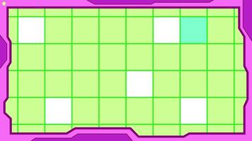 Abstract frame retro 90s style cute colorful with digital grid texture pattern. Modern futuristic technology concept video