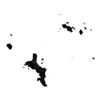 Seychelles map with administrative divisions. illustration. vector