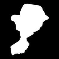 Intibuca department map, administrative division of Honduras. illustration. vector