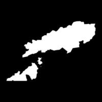 Tsuen Wan district map, administrative division of Hong Kong. illustration. vector