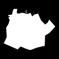 Wan Chai district map, administrative division of Hong Kong. illustration. vector