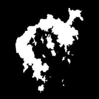 Sai Kung district map, administrative division of Hong Kong. illustration. vector