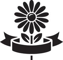Floral daisy silhouette line art set capturing the playful and creative spirit of floral designs. Perfect for adding a touch of nature to design projects vector