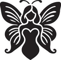 Butterfly woman set featuring elegant fairy designs. Perfect for mystical and fantasy-themed design projects vector