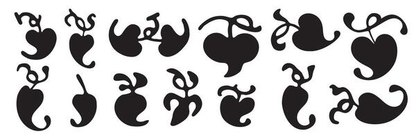 Hedera symbol. Mark section break in a book icon vector
