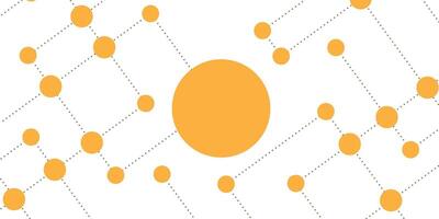 Abstract background of interrelated particles. Social media relationship background vector