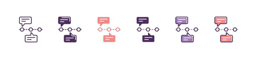 roadmap diagram timeline schedule icon business time management success action task plan sequence symbol illustration for web and app template design vector